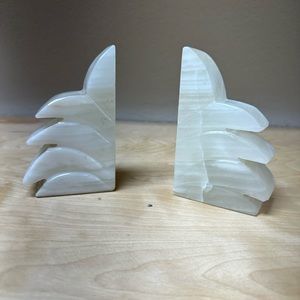 Marble Bookends